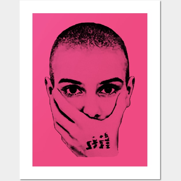 SINEAD O'CONNOR PINK COLOUR Wall Art by Royasaquotshop